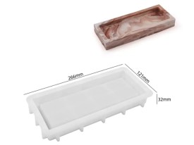 Molde silicona bandeja rectangular borde alto BM4435 (1)